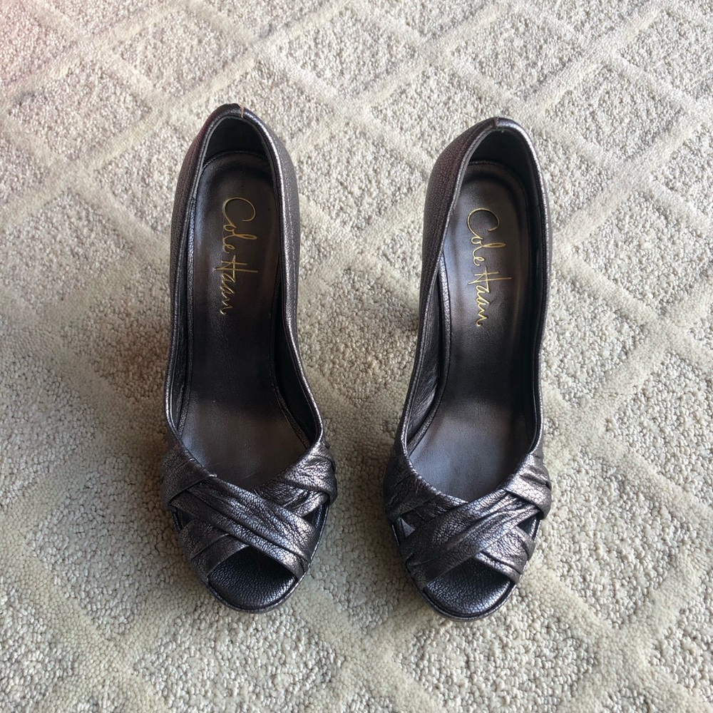 Cole Haan Gunmetal Pumps